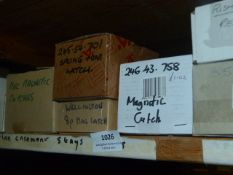 *Nine Boxes of Assorted Heritage Brass Casement Stays, Magnetic Catches, Etc