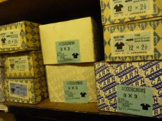 *Sixteen Boxes of Round Head Black Japanned and Other Wood Screws