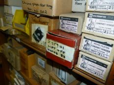 *Twenty Boxes and a Linbin Containing Assorted Flush Hinges, Phoenix HInges, Cabinet Hinges, Etc