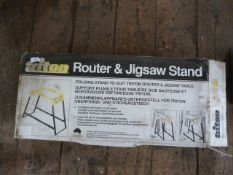 *Triton Router and Jigsaw Stand