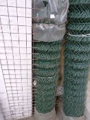 *4' Roll of Plastic Coated Chain Link Fencing