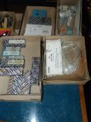 *5 Boxes of Assorted Radius Gauges, Thread Gauges, Depth Gauges, Etc