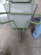 *Galvanised Garden Barrow with Solid Wheel