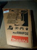 *Makita Model: 6980FDZ Cordless Impact Driver
