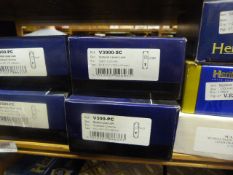 *Fifteen Boxes of Polished Chrome and Brass Lever Latch and Victorian Lever Lock Handles