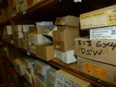 *Twenty Boxes of Nylon Washers and Other Brass Butt Hinges, Etc