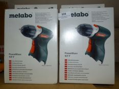 *Two Metabo Powermaxx Cordless Screwdrivers (no Batteries)
