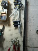 *Eight Monus F-Clamps, Etc