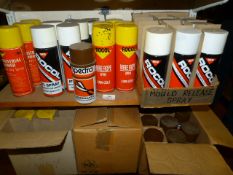 *Mixed Lot Consisting of Forty Nine Cans of Assorted Lubricants, Industrial Cleaner, Etc