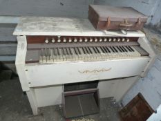 *Estey Organ Company of Brattleboro USA Organ and a Case of Sheet Music