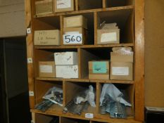 *Stock of Bookshelf Brackets, Pinio and Strip Hinge.