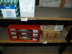 *Component Draw and Four Boxes of Polished Brass Domed Screws