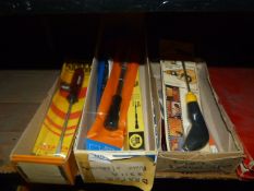 *4 Boxes of Ratchet Screwdrivers