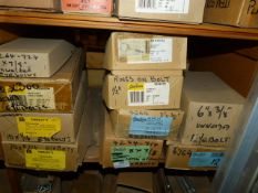 *Ten Boxes of Rigs on Bolts and Eyebolts in Various Sizes