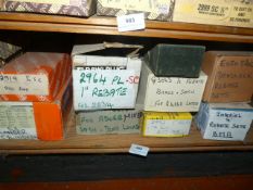 *Eleven Boxes of Brass and Other Rebated lock Components