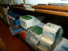 *Thirteen Boxes of Squire Padlocks, Hasps and Staples, Etc