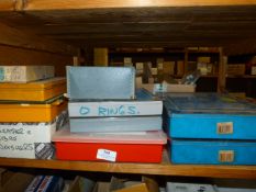 *Ten Component Trays Containing Fibre, Nylon Washers, Etc