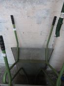*Galvanised Garden Barrow with Solid Wheel
