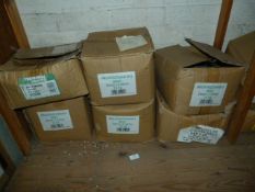 *Six Boxes Containing Annular Ring Shank and Other Nails