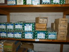 *21 Boxes of Metalmate and Other Roofing Bolts in Various Sizes