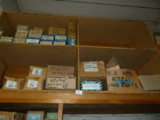 *Approx 35 Boxes of Assorted Metric Hank Rivet Bushes, Dovetail Screws, Etc