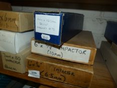 *Six Boxe Containing Masonry Impact Drills