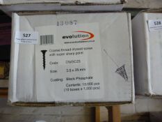 *Case Containing Evolution 3.5x25mm Drywall Screws