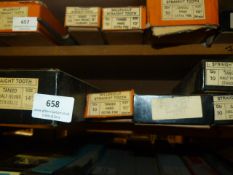 *Five Boxes of Straight Toothed, Half Round, Extra Fine and Other Files