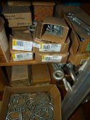 *Ten Boxes of Welded Old Bolts, Fencing Barrel Strainers, U Bolts, Etc