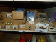 *Eighteen Boxes of Brass Door and Cupboard Furniture