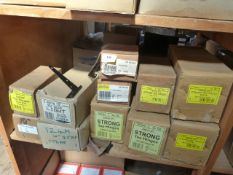 *Eleven Boxes of Assorted T-Hindges