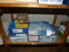 *Seven Boxes of Assorted Polished Chrome, Thumb Releases, Disabled Indicator, Etc