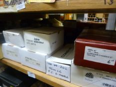 *Nine Boxes of Assorted Drawer Pulls, Tee Bar Handles, Etc