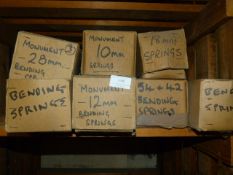 *Quantity of Assorted Pipe Bending Springs in Various Sizes