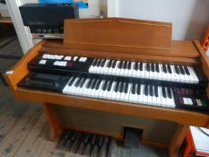 *Lowrey Organ Complete with Eight Tone Rhythm Ace and Pair of Speakers