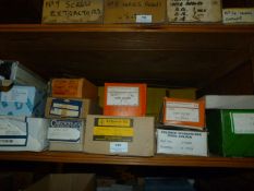 *11 Boxes Containing Assorted Door Furniture, Catches, Door Stops, Etc