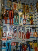 *Approx 100 Mixed Hand Tools Consisting of CK Cable Cutters, Sandvik Tin Snips, Knipex Pliers and