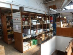 *Timber Shelving and Structures as Situated on the First Floor (buyer to dismantle once all lots