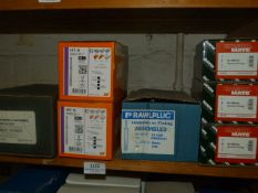 *Seven Boxes of Assorted Frame Fixings