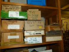 *Twelve Boxes of Polished Brass Louver Vents and Slot Vents