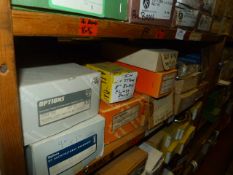 *Eleven Boxes of Lever Flush Bolts in Polished Brass and Satin Aluminium