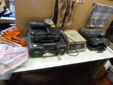 *Six Assorted Power Tools with Faults and a Set of Counting Scales (AF)