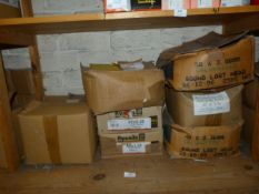 *Seven Boxes of Galvanised and Other Lost Head Wire Nail, Etc