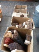 *Six Boxes Containing Assorted Brush Heads and Shaft Accessories