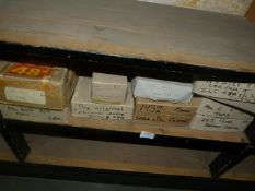 *9 Boxes of Satin and Polished Chrome Dome Topped Screws