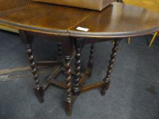 Drop Leaf Gate Legged Table