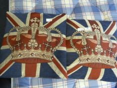 Pair of Union Jack Cushions