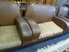 40's Ripsin Two Seat Settee with Chairs
