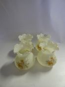 Glass Shade with Wall Lamps