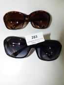 *TWO PAIRS OF LADIES READY READER SUNGLASSES +1.75